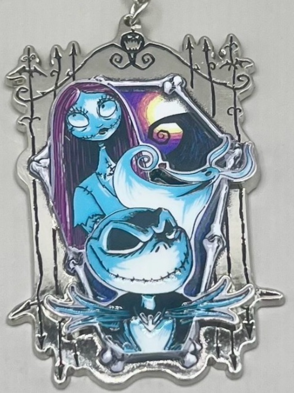 Disney Parks Nightmare Before Christmas Keychain/Bag Charm~ Jack, Sally, & Zero🖤 - Picture 3 of 7